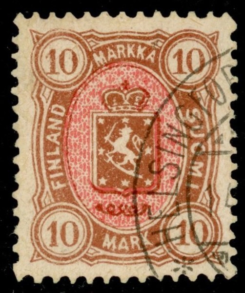 F26. Stämplat fräscht ex av högvalören 10 Mk. F 5500 kr