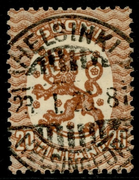 F110W1. Lyxstämplat ex!