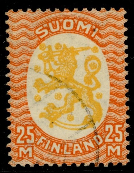 F122W2. Stämplat ex vm hakkors, utan läslig stämpel. (F 3000 kr)