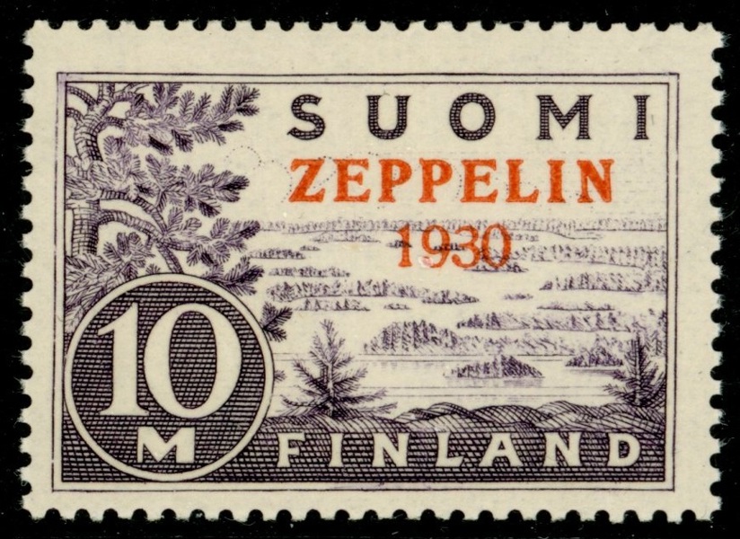 F165. Postfriskt ex zeppelin. F 1600 kr