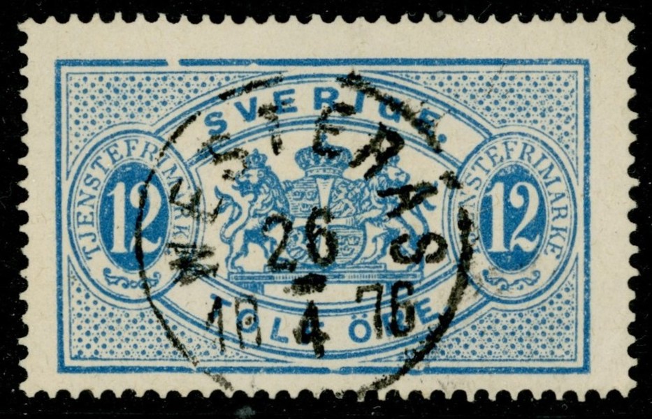 Tj5. WESTERÅS 26.4.1876. Praktexemplar!