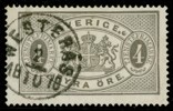 Tj2a. WESTERÅS 2.10.1878. Tidigt stämplat ex!