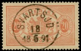 Tj18. SVARTSJÖ 18.6.1891. Lyxexemplar!
