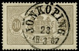 Tj21. JÖNKÖPING 23.3.1887. Praktexemplar!