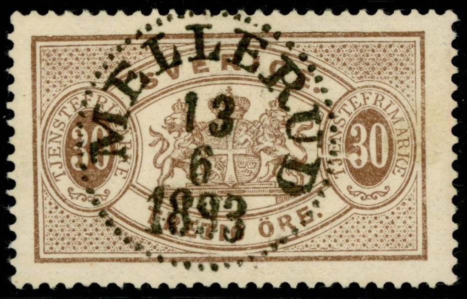Tj21. MELLERUD 13.6.1893. Praktexemplar!