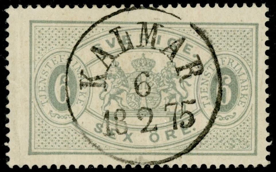 Tj4. KALMAR 6.2.1875. Svagt veck t.v. men ovanligt vackert!