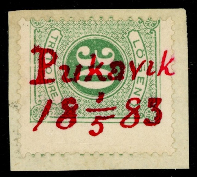 L18. Bläckmakulering Pukavik 1.5.1883 på klipp