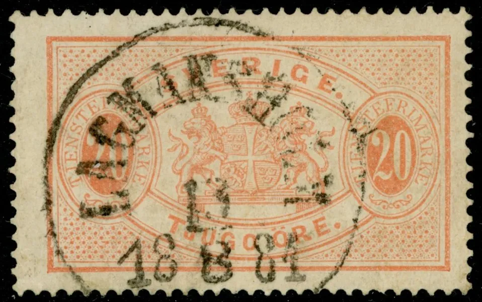 Tj6. LAGMANSHOLM 13.8.1881. Praktexemplar!