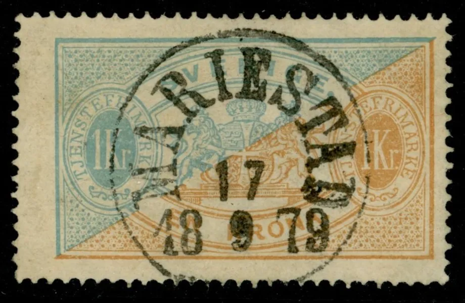 Tj10. MARIESTAD 17.9.1879. Praktexemplar!
