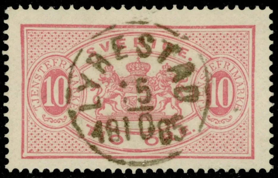 Tj16A. LYRESTAD 15.10.1885. Praktexemplar!