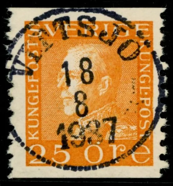 F184. VITTSJÖ 18.8.1937 ojämn tandning