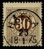 F25. HÄFLA 23.1.1875. Knivskarp lyxstämpel!