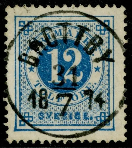 F21. BROTTBY 31.7.1874. Lyxexemplar!