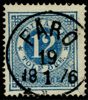 F21. FÅRÖ 19.1.1876. Vackert ex!