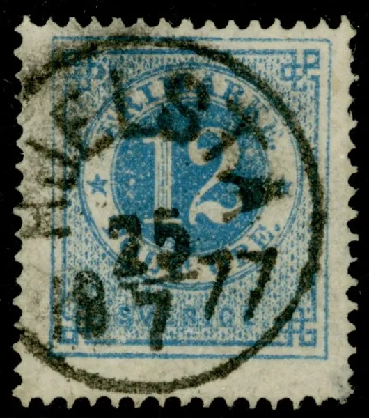 F21. HJELSTA 25.7.1877. Postal 600 kr