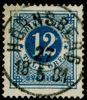 F32. HORNSBERG 27.5.1881. Prakt-lyx. Postal 400 kr