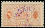 Tj6. TJÄRAN 7.7.1888 i violett. Ovanlig stpl.