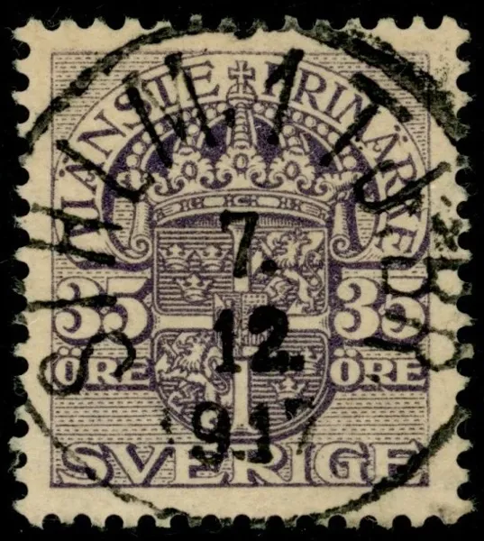 Tj53. STHLM TJ BR 7.12.1917. Lyxexemplar!