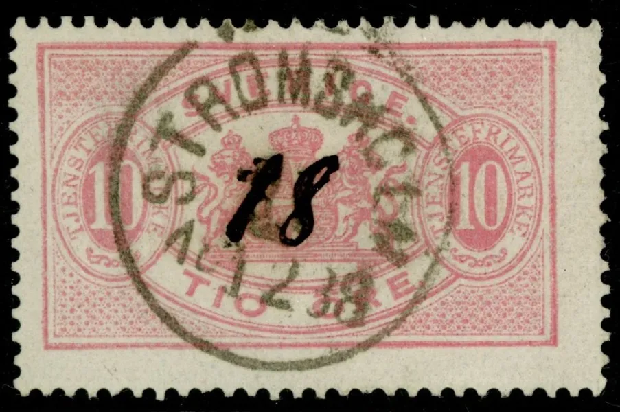 Tj16A. STRÖMSHOLM 18.12.1888. Datumet korrigerat med bläck, intressant!