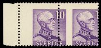 F273Cv. Postfriskt par, felperforerat.