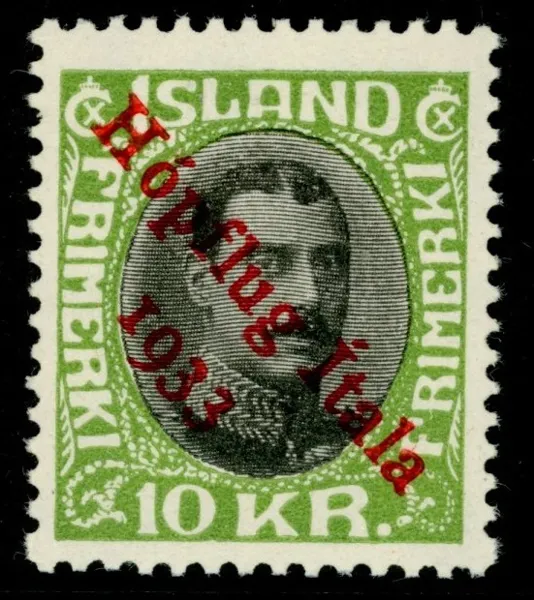F167. 10 kr "Hopflug Itala". Postfriskt ex. Attest Grönlund (för hel serie). F 33000 kr