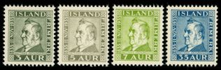 F212-15. Postfrisk serie. F 1000 kr