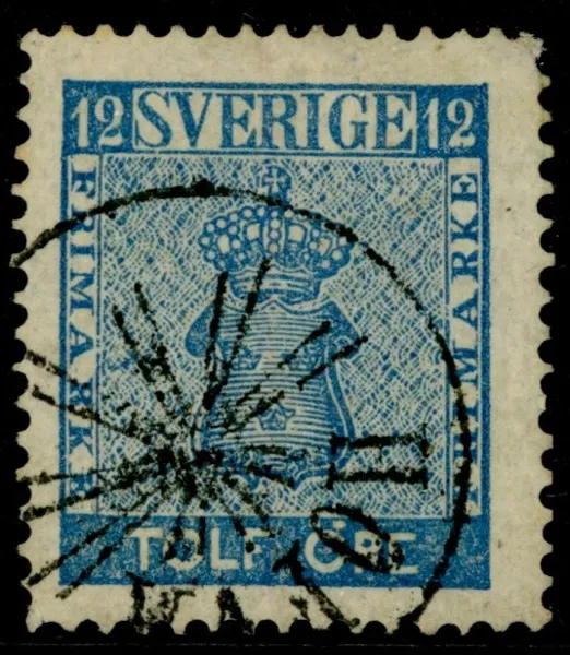 F9. Strålstämpel HOFVA. Skarp men vriden.