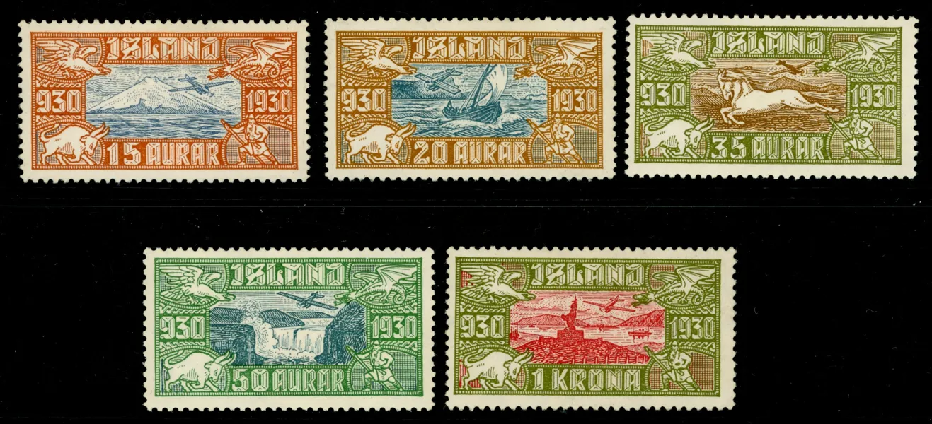 F189-93. Ostämplad serie. F 1700 kr