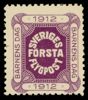 HF1. Sveriges första flygpost 1912. Postfriskt ex.
