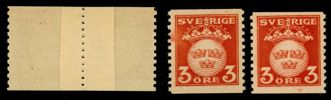 F139v. Lot med skarvat par och två ex med färgfläckar