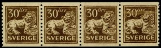 F148A agry-ppr. Postfriskt prakt-4-strip.