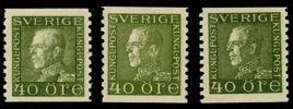 F189 + två F190. Postfriska välcentrerade ex. F 3300 kr+