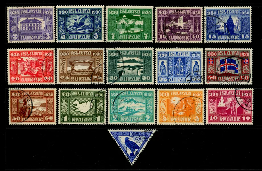 F173-88. Stämplad fin serie. F 7500 kr