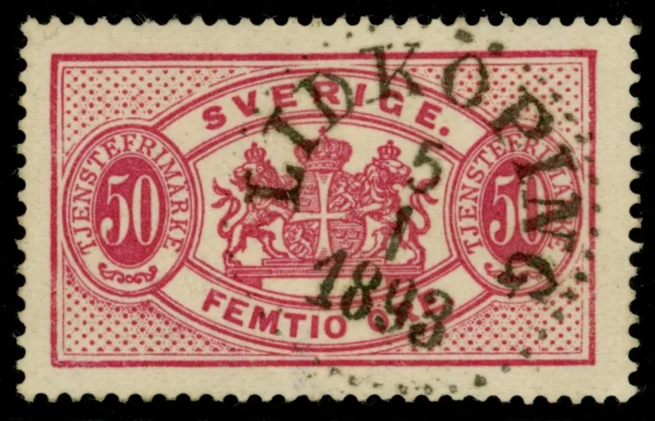 Tj22B. LIDKÖPING 5.1.1893. Praktex! F 1500 kr+