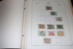 BELGIEN. Samling stämplat i 5 KABE-album, 1849 fram till 1997. Hyfsat besatt samling generellt, dock med många märken urplockade så det är även många luckor. Se ett antal bilder för egen uppfattning.