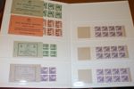 Häftessamling 1918-50-tal med 14 handgjorda häften inkl två med CB-par (F261, 318). Även häfte Sergel. I övrigt endast kungahäften 40-50-tal. Facit ca 20000 kr totalt. Något blandad kvalitet.