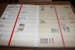 SPANIEN. Dubblettsamling stämplat klassiskt-1999 i elva insticksalbum. Enklare karaktär men mycket material. Även en plastficka med många postfriska helark.
