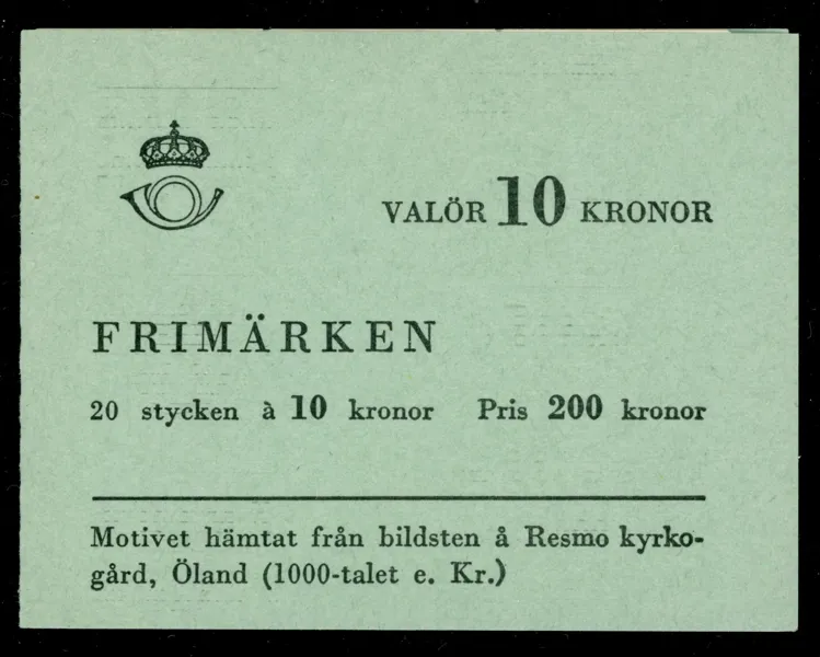 H143B2. Fräscht häfte Bildsten. F 7000 kr