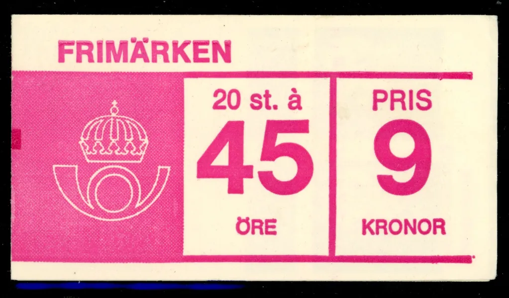 H190D1a RT. Sällsynt häfte, dock med små hörnveck. F 1300 + 4400 kr