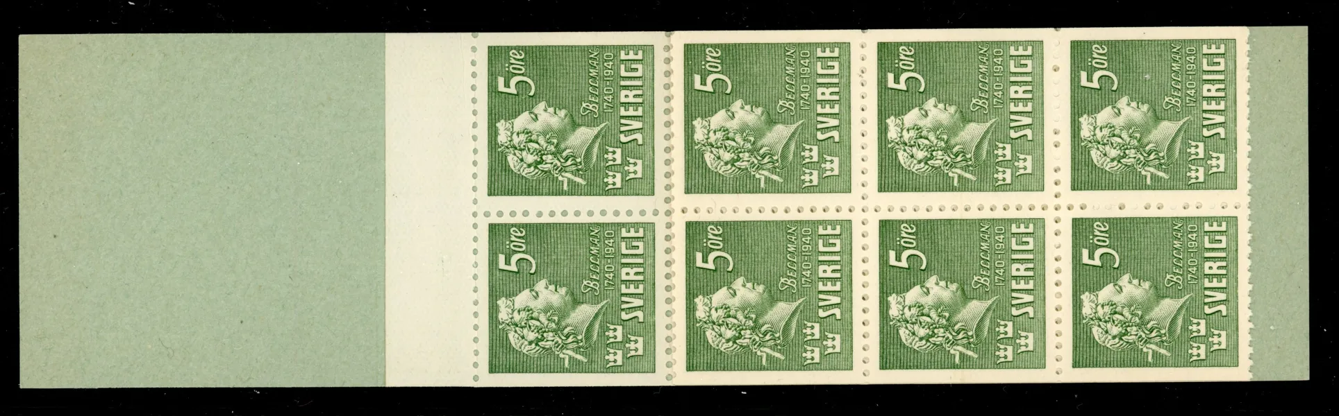 H53. Bellman. Fräscht häfte med välcentrerad inlaga. F 4000 kr