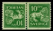 F144Av3. Tete-bechepar med svansarna mot varandra, ostämplat. Attest Norsten
