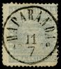 F2k3. Praktstämplat ex med runda hörn HAPARANDA 11.7.1858. Ovanlig nyans.