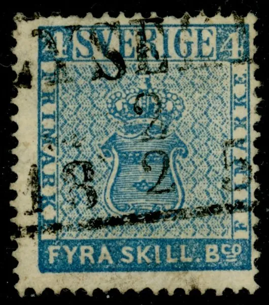 F2. LYSEKIL 2.2.185X 4-kantstämpel. Postal 2000 kr