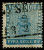 F2. LYSEKIL 2.2.185X 4-kantstämpel. Postal 2000 kr