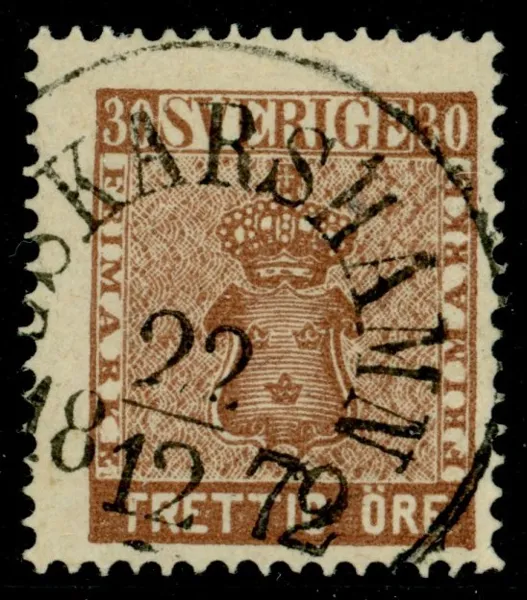 F11h. OSKARSHAMN 22.12.1872