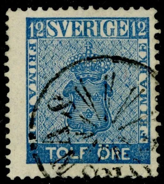 F9. Strålstämpel KORSNÄS i skarpt avtryck, omvänd.