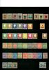 Mycket välfylld samling ostämplat 1873-1960 på 15 visirblad + 4 blad dubbletter.
