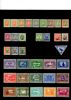 Mycket välfylld samling ostämplat 1873-1960 på 15 visirblad + 4 blad dubbletter.