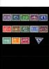 Mycket välfylld samling ostämplat 1873-1960 på 15 visirblad + 4 blad dubbletter.
