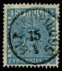 F2d. ENKÖPING 15.1.1856 bågstämpel. Ovanligt vackert ex av denna svåra nyans.
